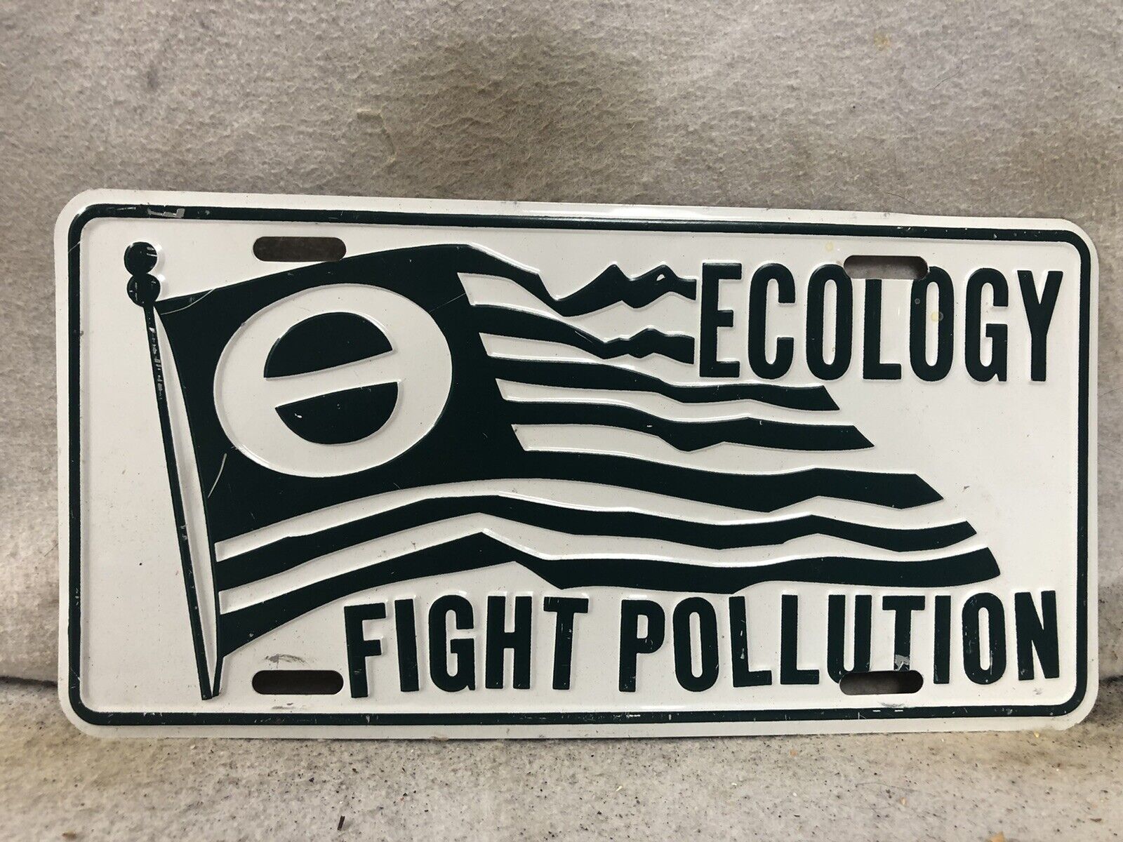 Ecology Fight Pollution License Plate
