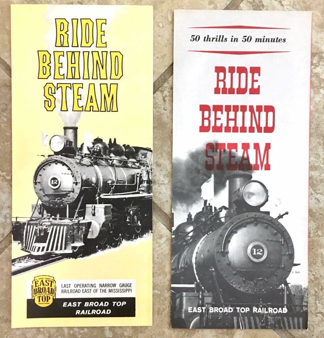 East Broad Top Railroad Brochures 2 Rockhill Furnace Orbissonia Pennsylvania 