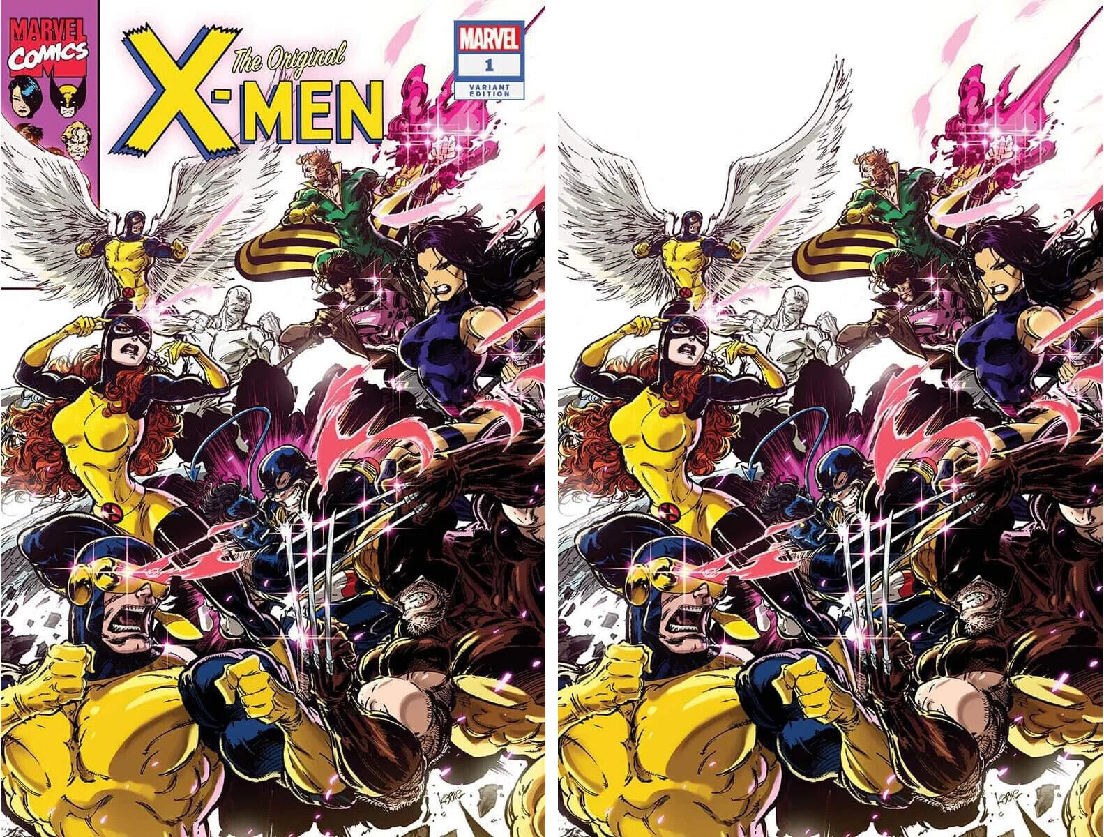 THE ORIGINAL X-MEN #1 (KAARE ANDREWS EXCLUSIVE TRADE/VIRGIN VARIANT SET)
