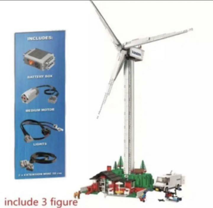 LEGO compatible product creator Vestas wind power plant 10268