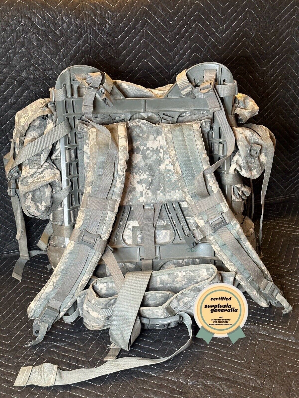 MOLLE II Large Rucksack Complete Gen1 Field Pack Set w/ Straps, Frame, Pouches