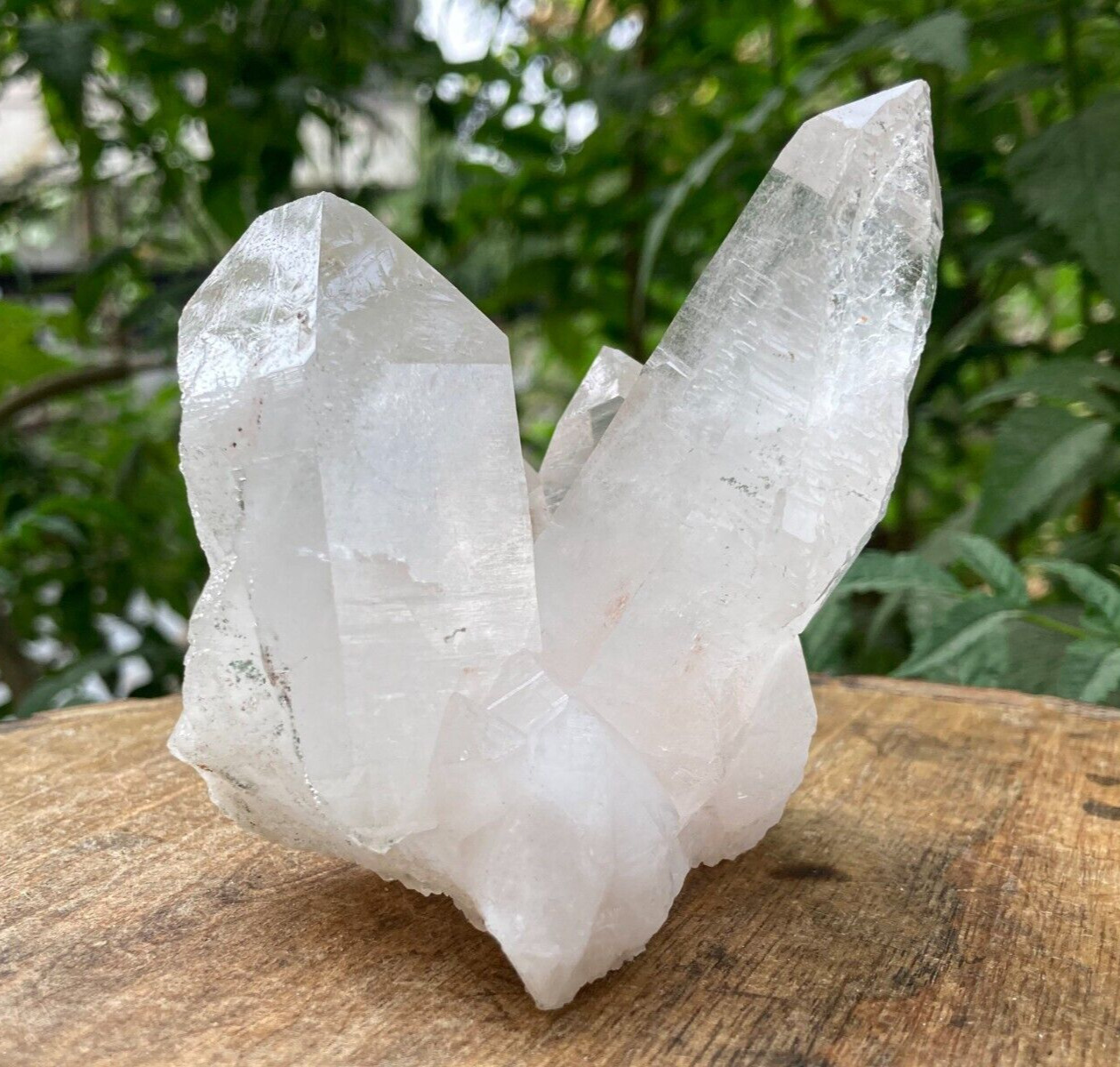 359gm Healing Himalayan Crystal natural White Quartz Rough Minerals Specimen Raw
