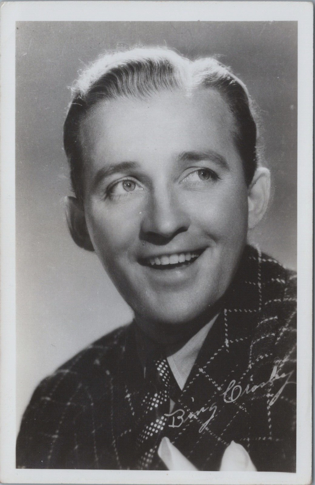 RPPC Bing Crosby Portrait Photo