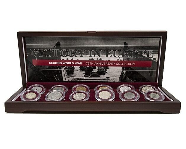 Victory in Europe: WWII 12 Coin Deluxe Box Set Collection