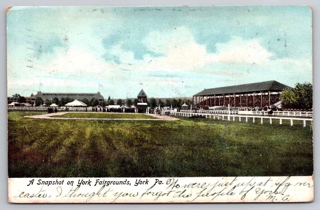 eStampsNet - York Fairgrounds York PA Posted 1906 Postcard