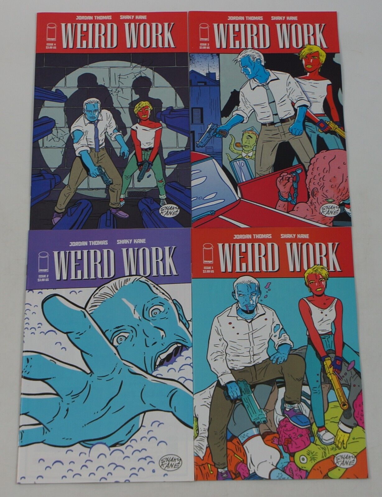 Weird Work #1-4 VF/NM complete series Jordan Thomas Shaky Kane Image Comics 2 3