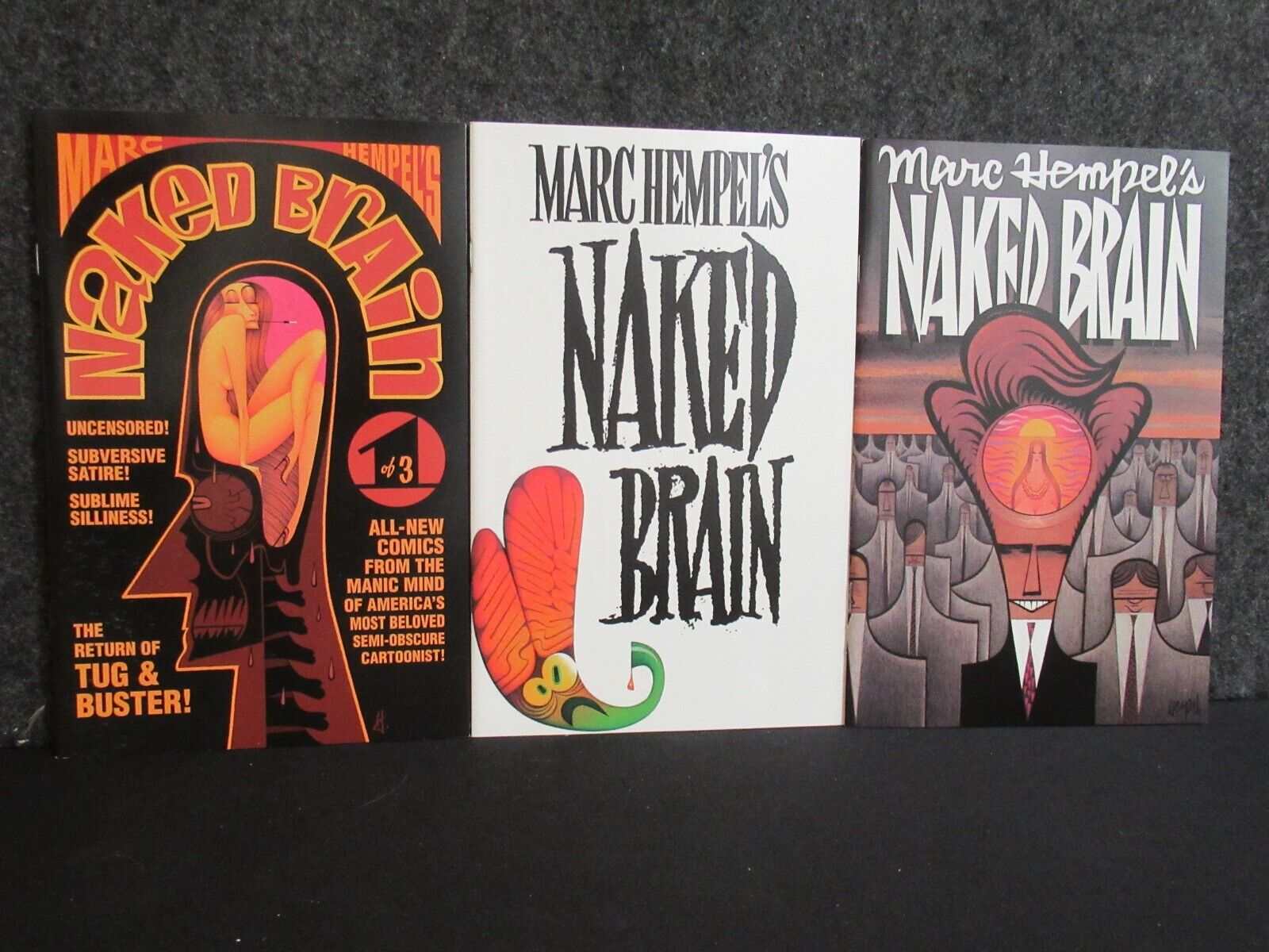 Naked Brain 1 2 3 lot/run Insight Studios Marc Hempel