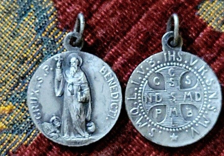 St. Benedict Vintage & New Holy Medal Catholic France 