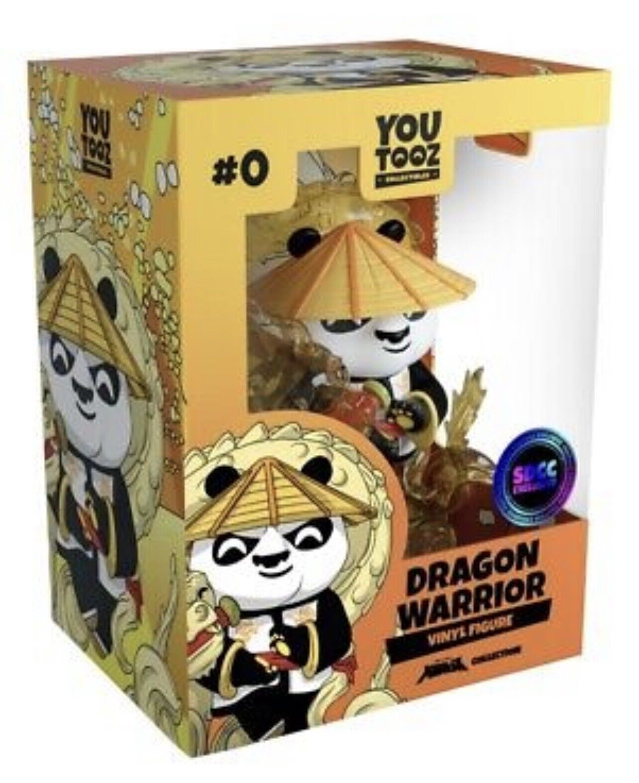 Youtooz Kung Fu Panda Dragon Warrior 2022 SDCC Fugitive Toys Exclusive In Hand