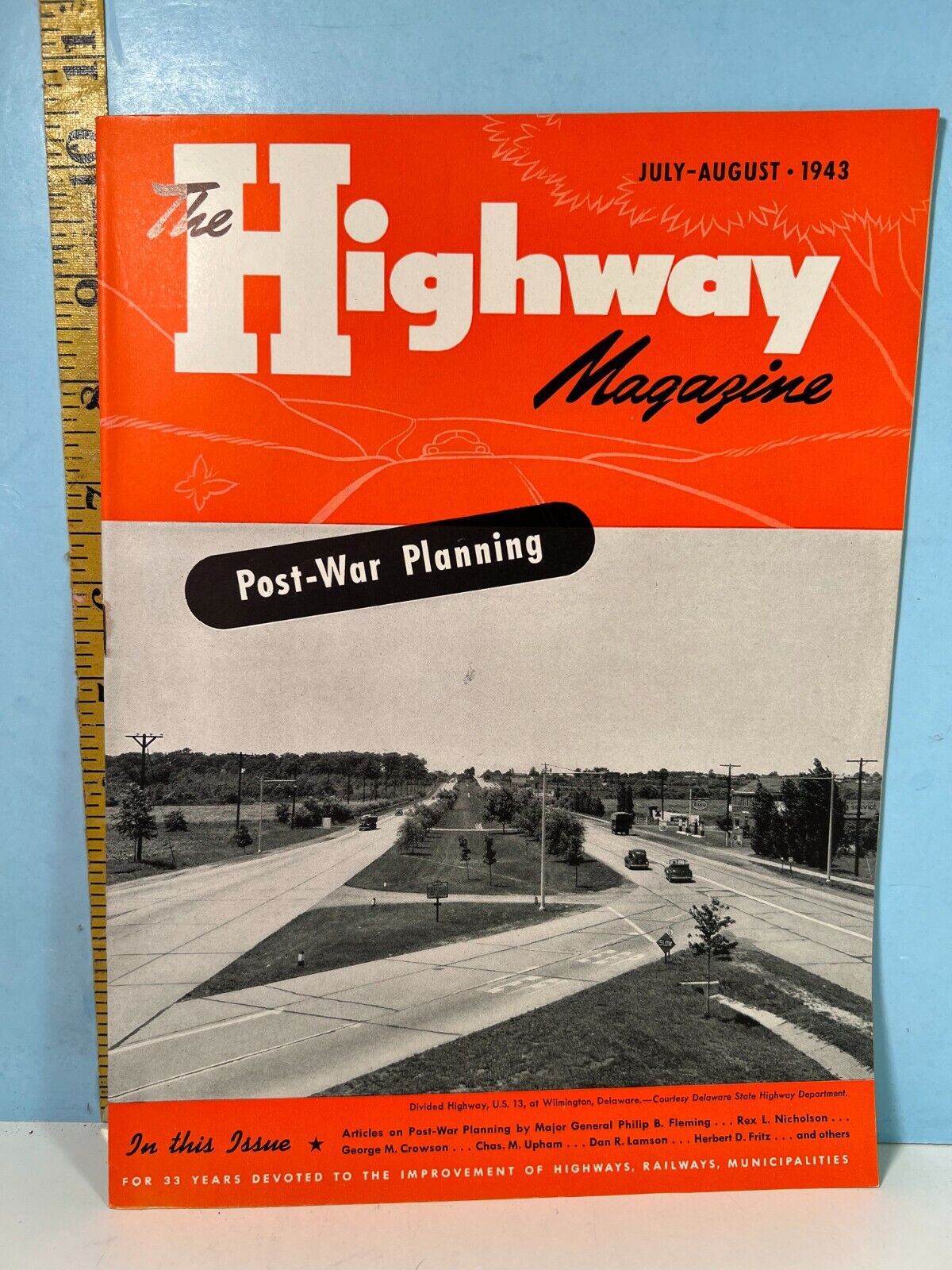 1943 Jul/Aug The Highway Magazine - Highways, Railways & Bridges & Infrastructur