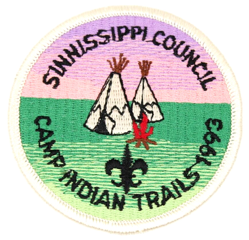 1993 Camp Indian Trails Sinnissippi Council Patch Wisconsin Illinois Boy Scouts