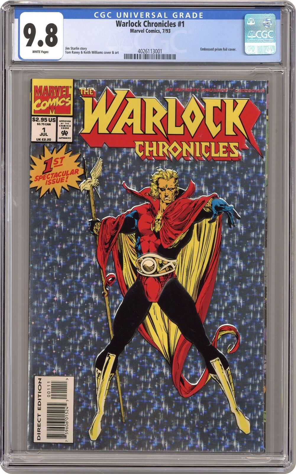 Warlock Chronicles #1 CGC 9.8 1993 4026113001