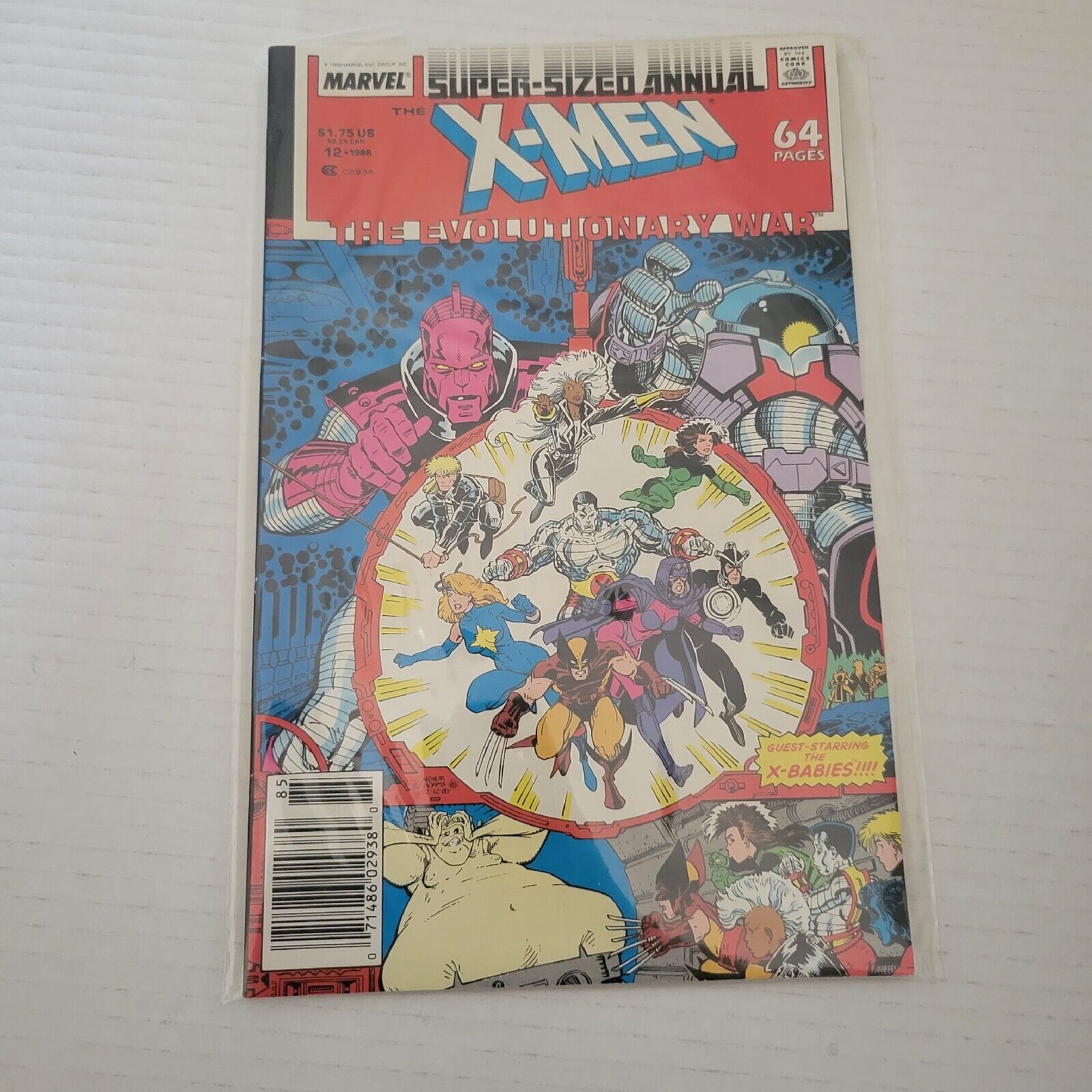 NEW - X-Men Super Sized Annual Vol #12 1988 The Evolutionary War Marvel Comics