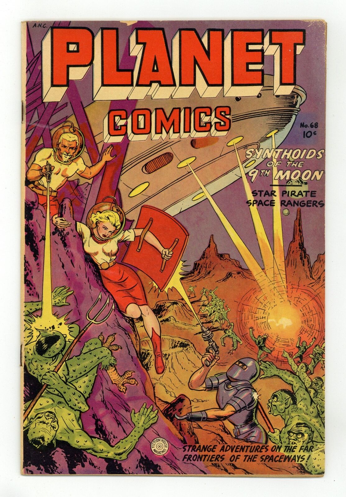 Planet Comics #68 GD/VG 3.0 1952