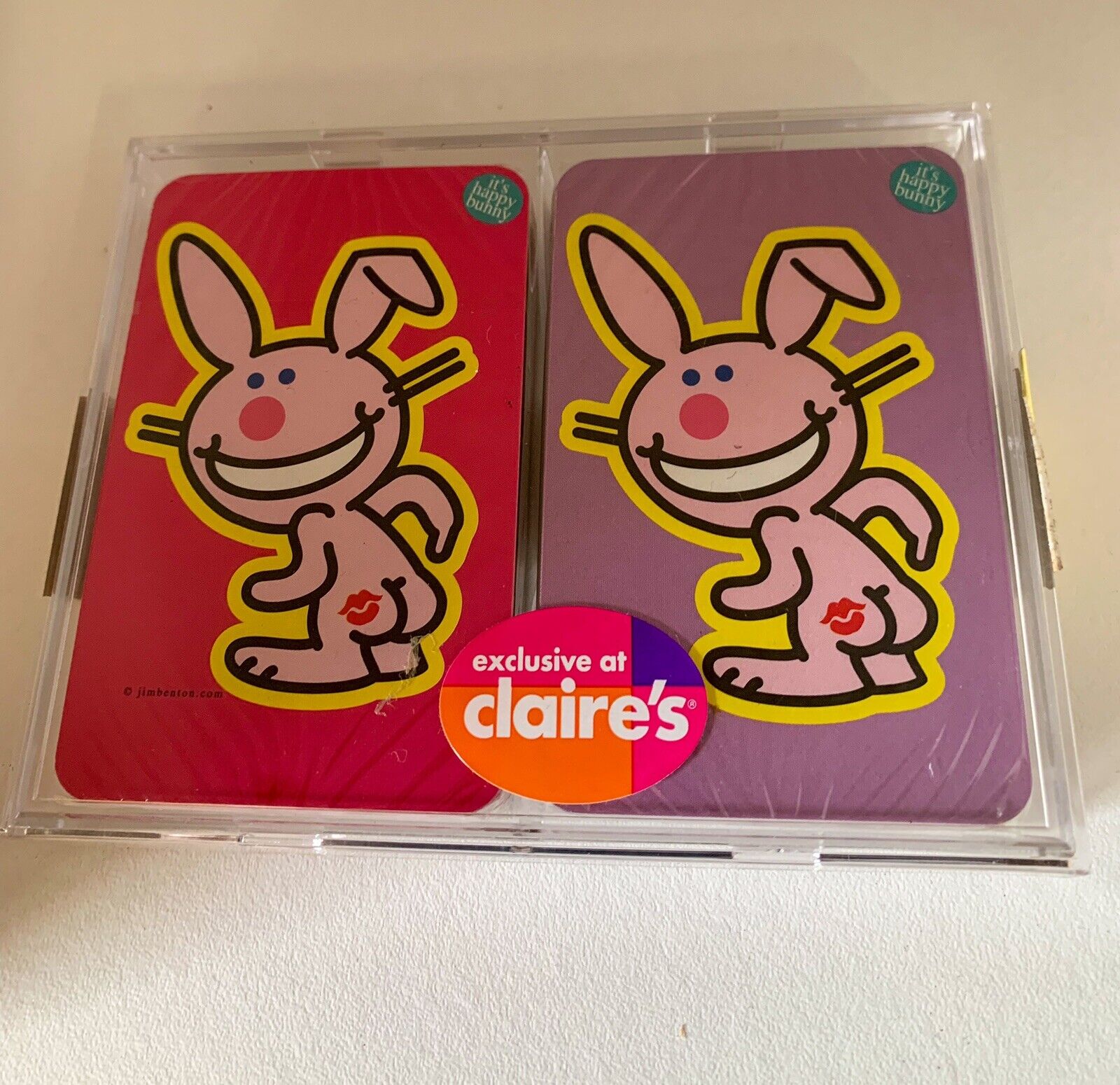 It’s Happy Bunny Playing Cards Jim Benton Sealed Deck Of Cards 90s Claire’s NEW