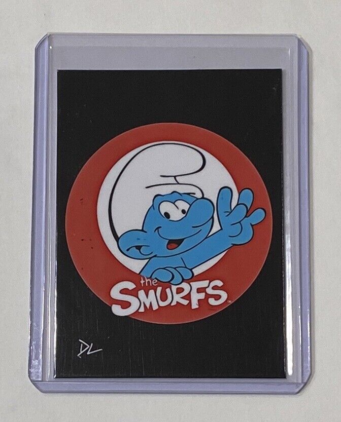 The Smurfs Limited Edition Artist Signed “Studio Peyo” Trading Card 1/10