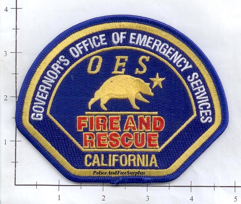 California - Governor's Office Of Emergency Management CA Fire Dept Patch