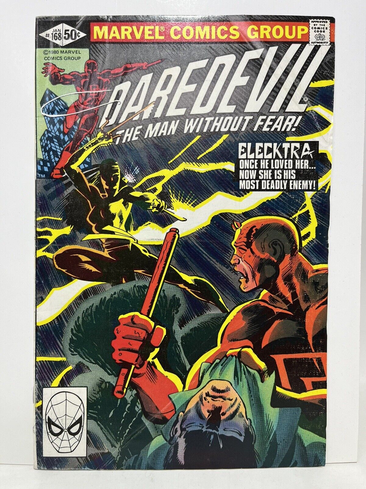 Daredevil #168 1981 1st Appearance Electra Marvel