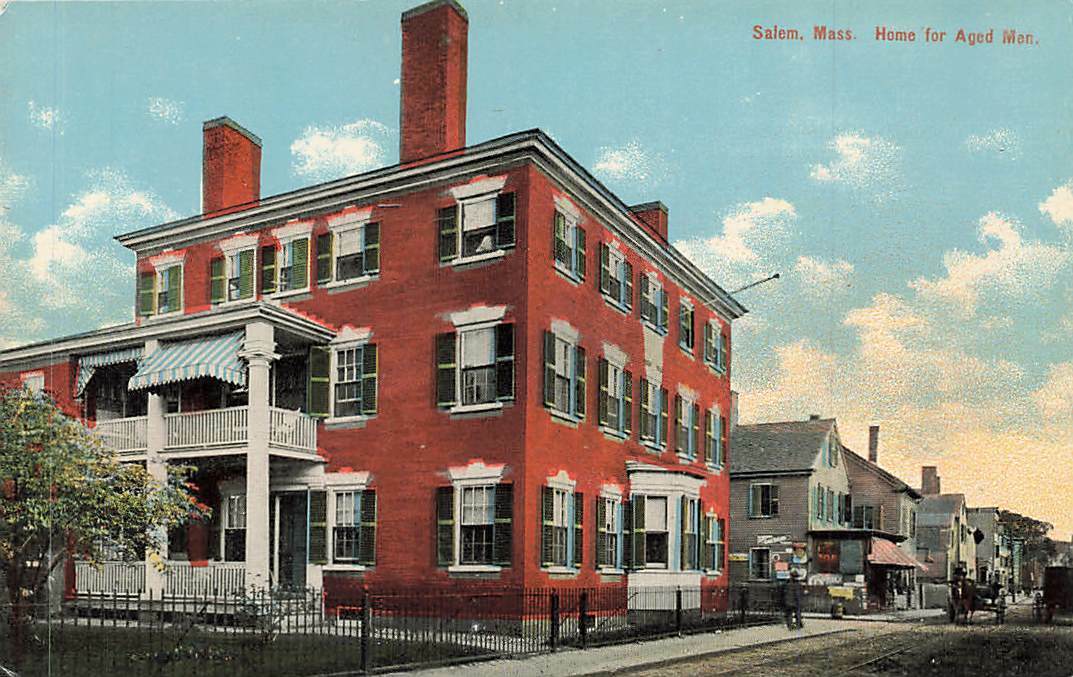 c1910 Home For Aged Men Plymouth MA P256