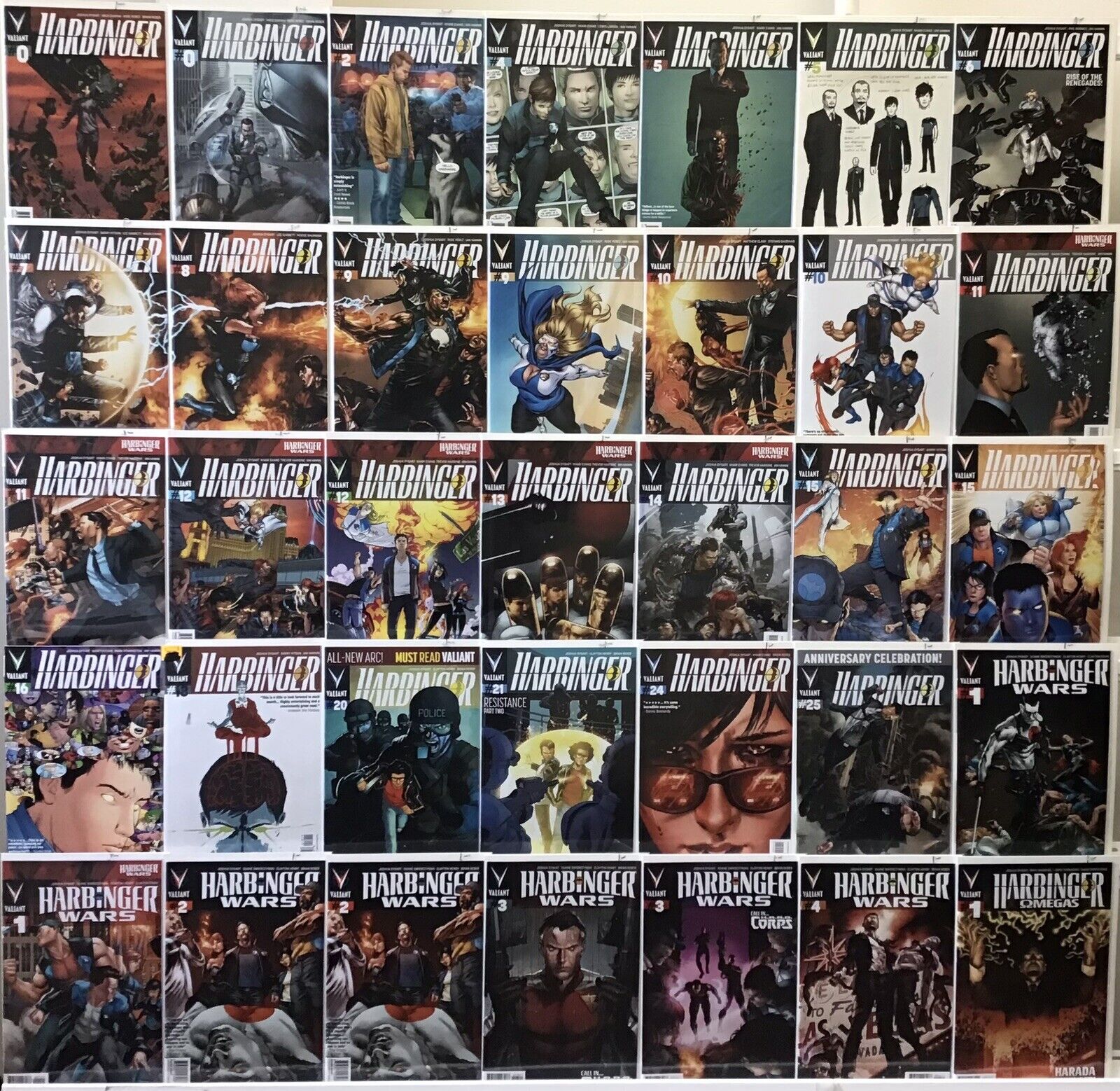 Valiant Comics - Harbinger - Comic Book Lot of 35