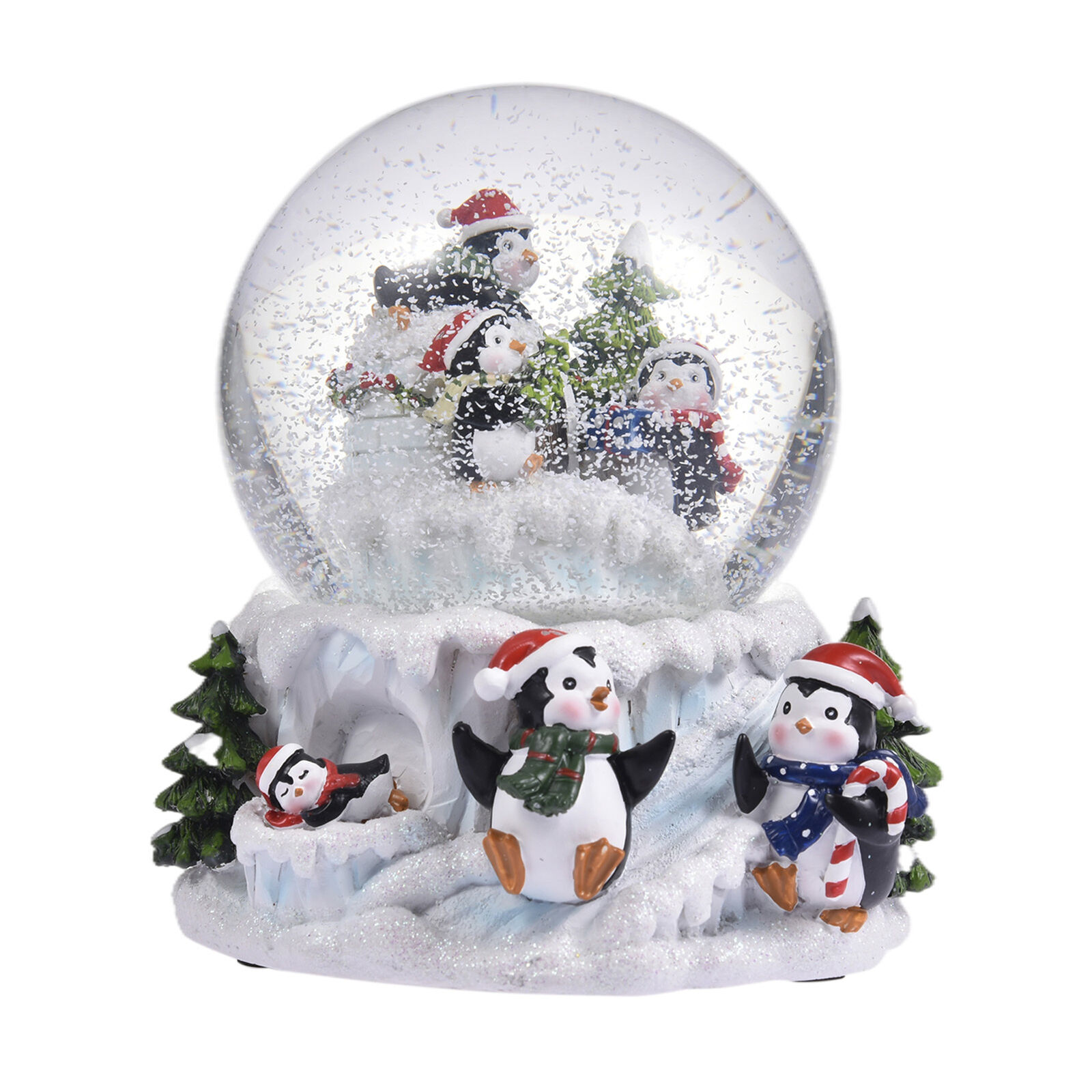 Penguin Musical Snow Globe Personalized Snow Globe For Home Christmas Kind