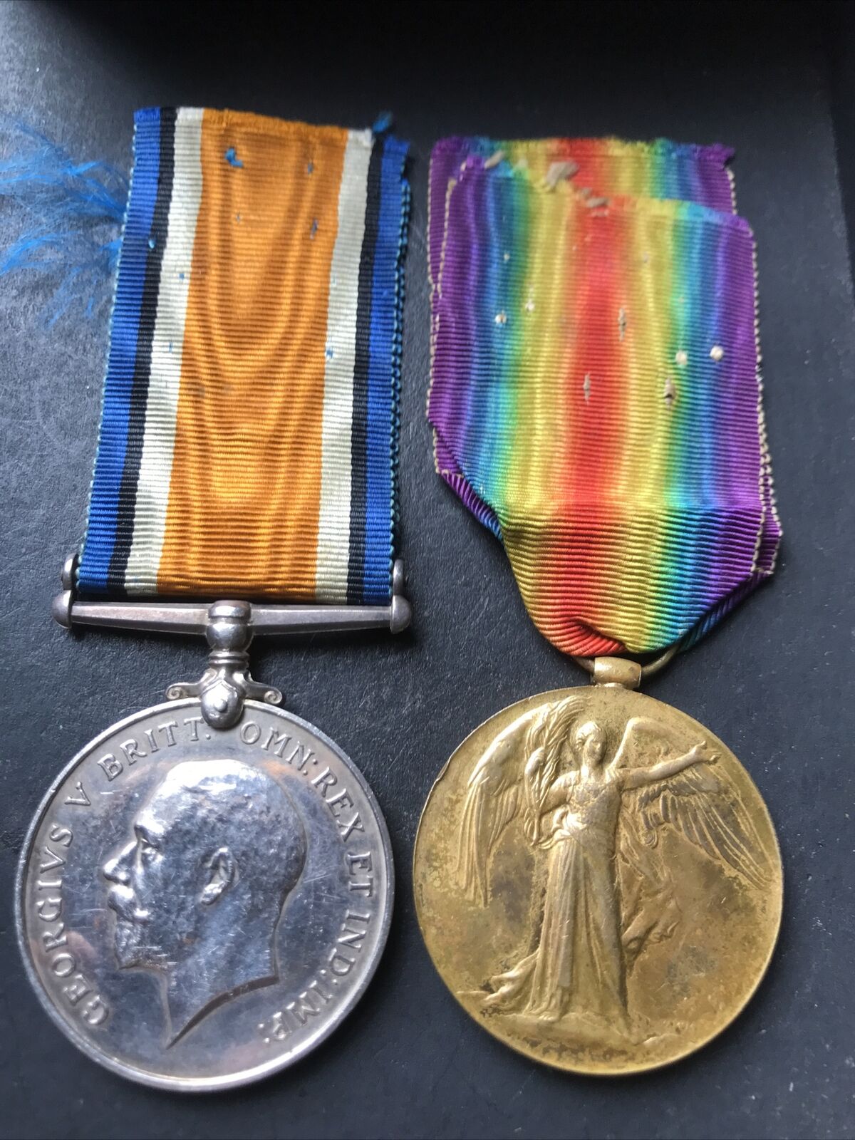 Female-Demery-British WW1 Pair-British War & Victory Medal-QMAAC
