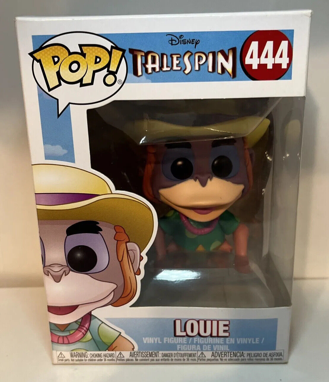 Funko Pop TaleSpin LOUIE #444 King Louie Disney Figure Vaulted Monkey W/ PP