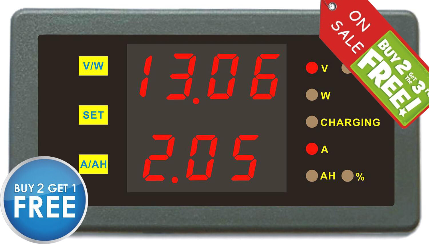 DC 120V 200A Voltage Current Ah Capacity Meter Charge Discharge AGM LEAD LiFePO4