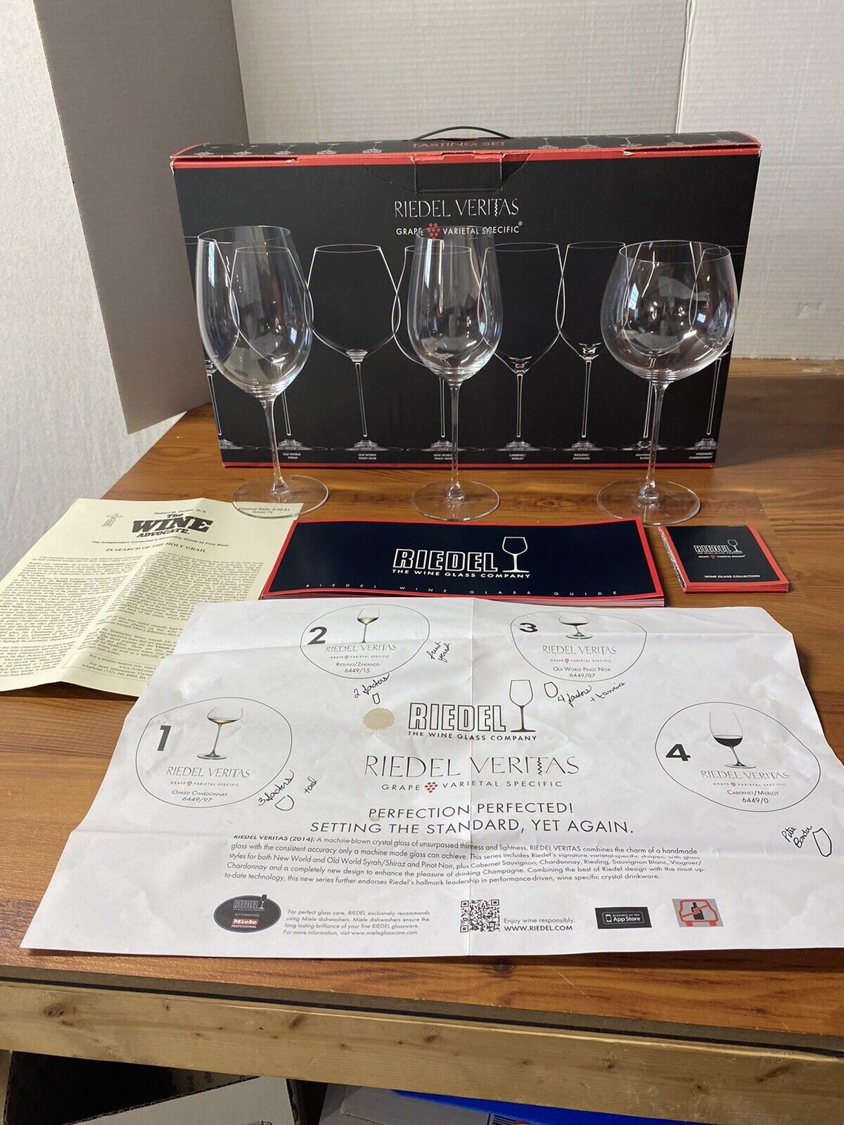 Iredell Verona’s Grape Specific Wine Tasting Glasses