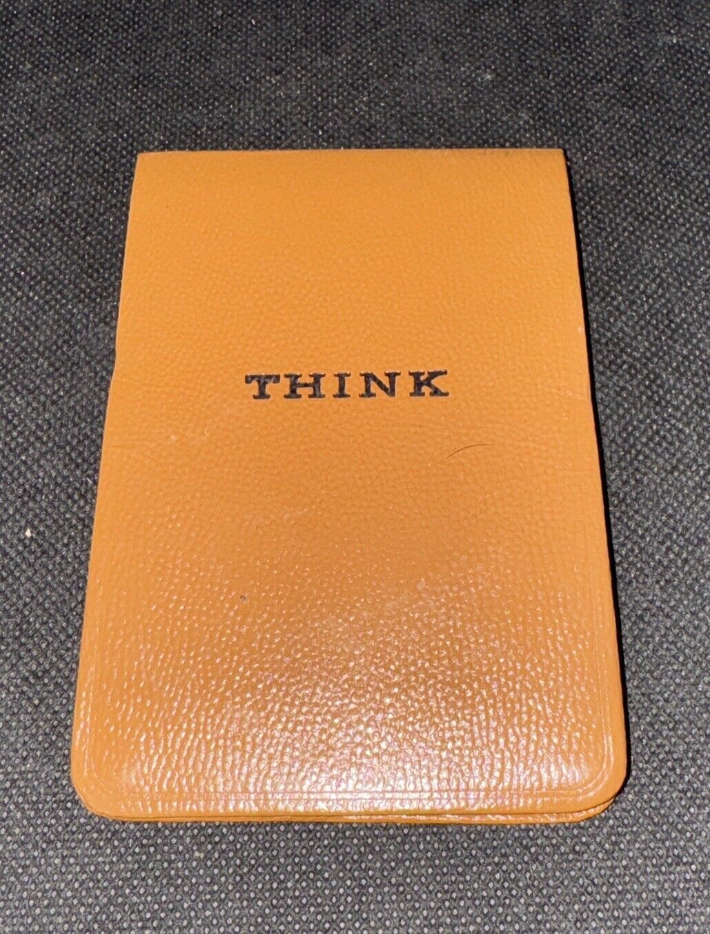 Vtg IBM Think Notepad Thinkpad Pocket Paper Pad Notebook w Paper 1960s
