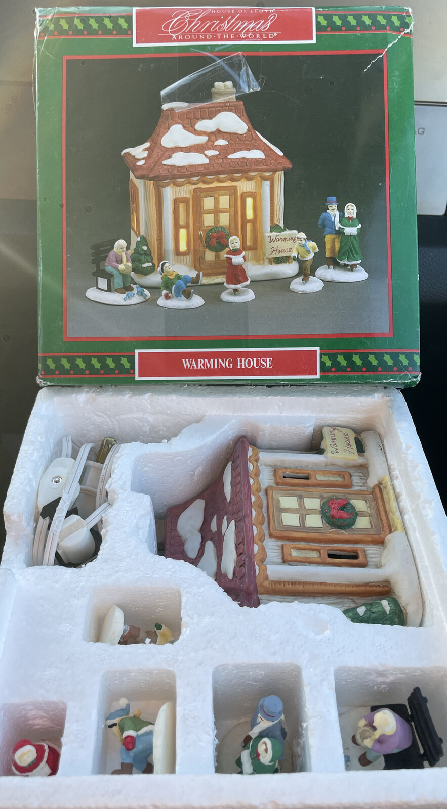 House of Lloyd Christmas The World Warming House 1994 #541976 Complete W/ Light