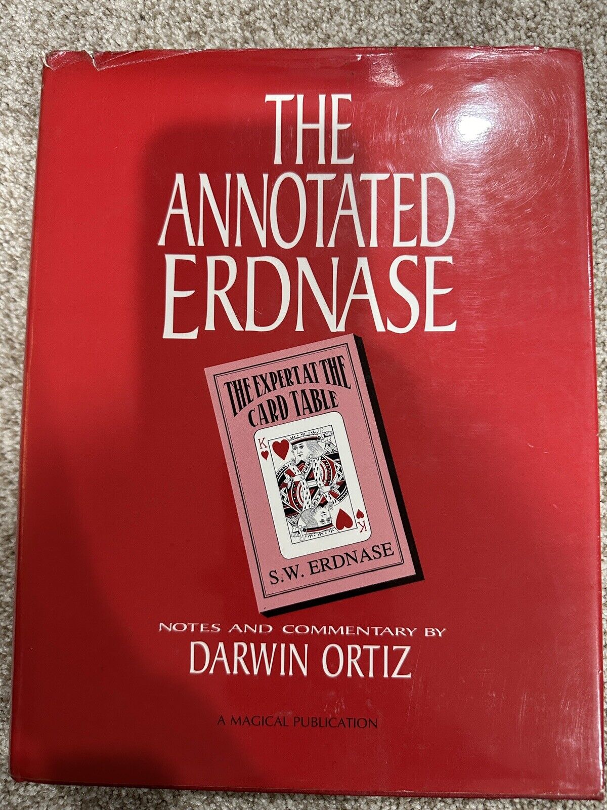 The Annotated Erdnase by Darwin Ortiz - NEW. Rare Out Of Print Magic Book . Buy