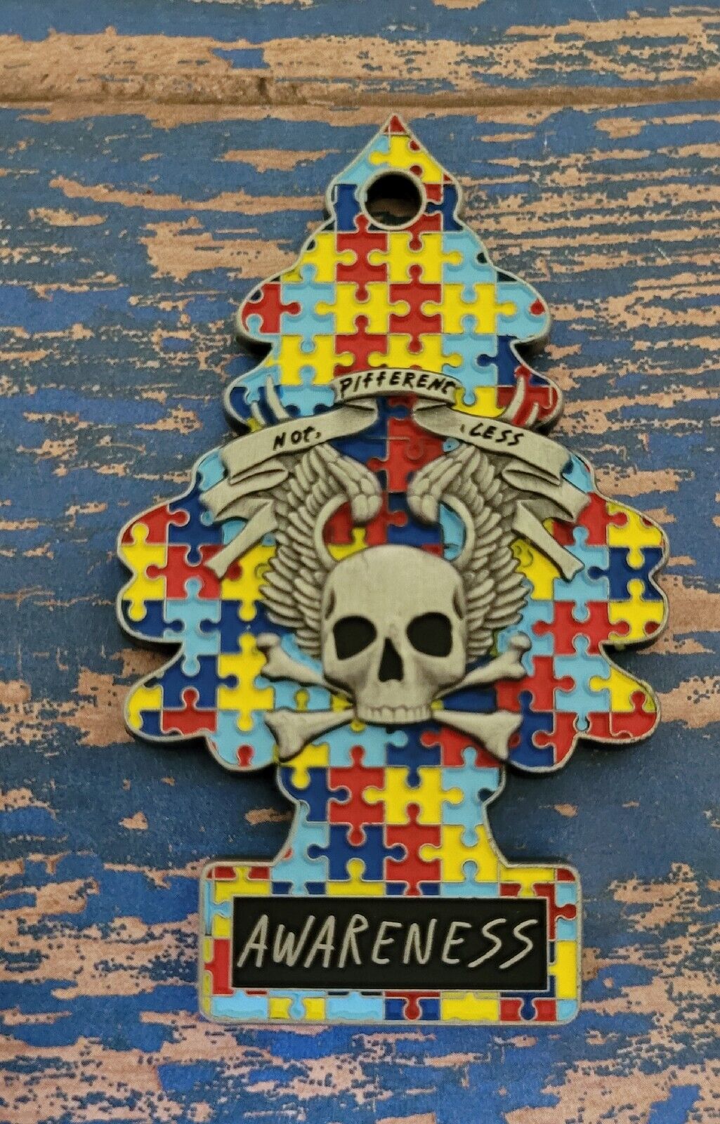 Felony Forest Autism Awarness Tree Challenge Coin (Limited Production)