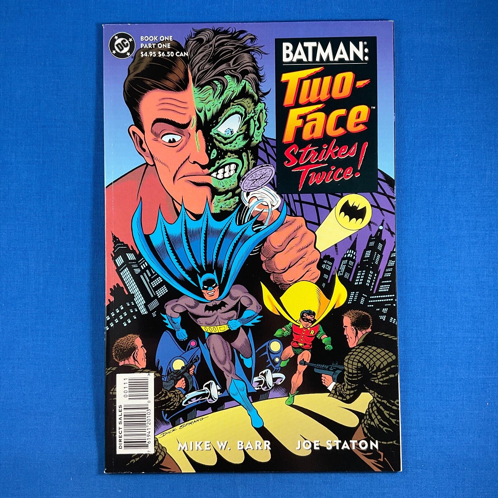 Batman Two-Face Strikes Twice #1 Prestige Format Flip-Book 48pgs DC Comics 1993