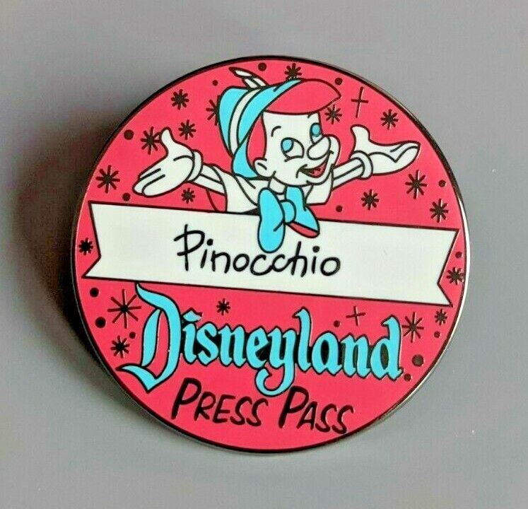 DLR - Dateline: Disneyland 1955 - Press Pass Mystery Set - Pinocchio - Pin 76415