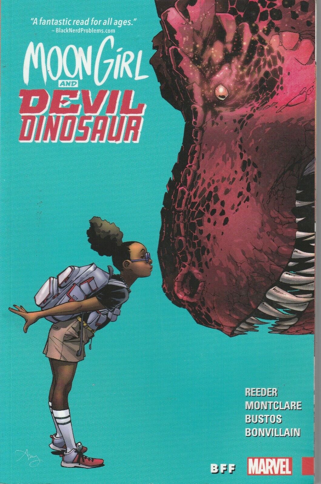 Moon Girl and Devil Dinosaur, Marvel 2016, reader contains #1-6, blue variant