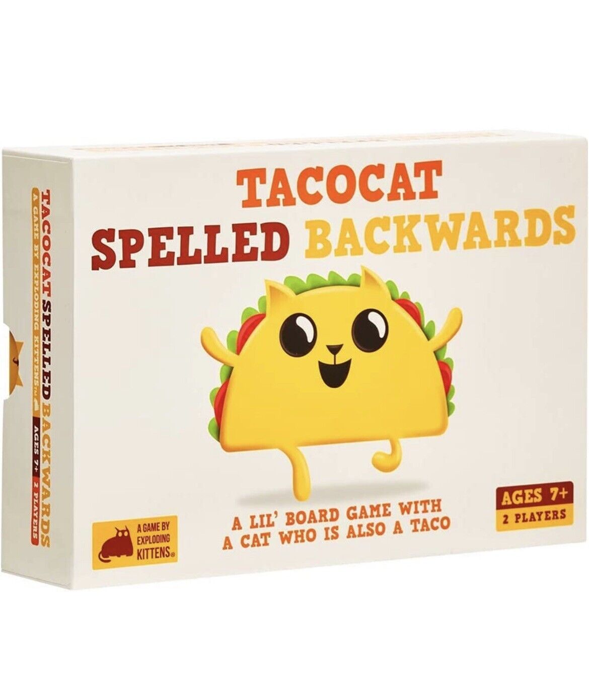 TACOCAT SPELLED BACKWARDS FAMILY CARD GAME 2 Players Ages 7+ New Factory Sealed