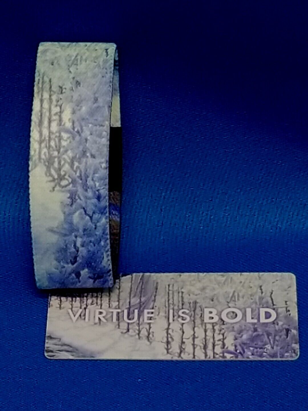 ZOX COLLECTION~ (Lost Link) 'Virtue Is Bold'  Size Med Shakespeare quote