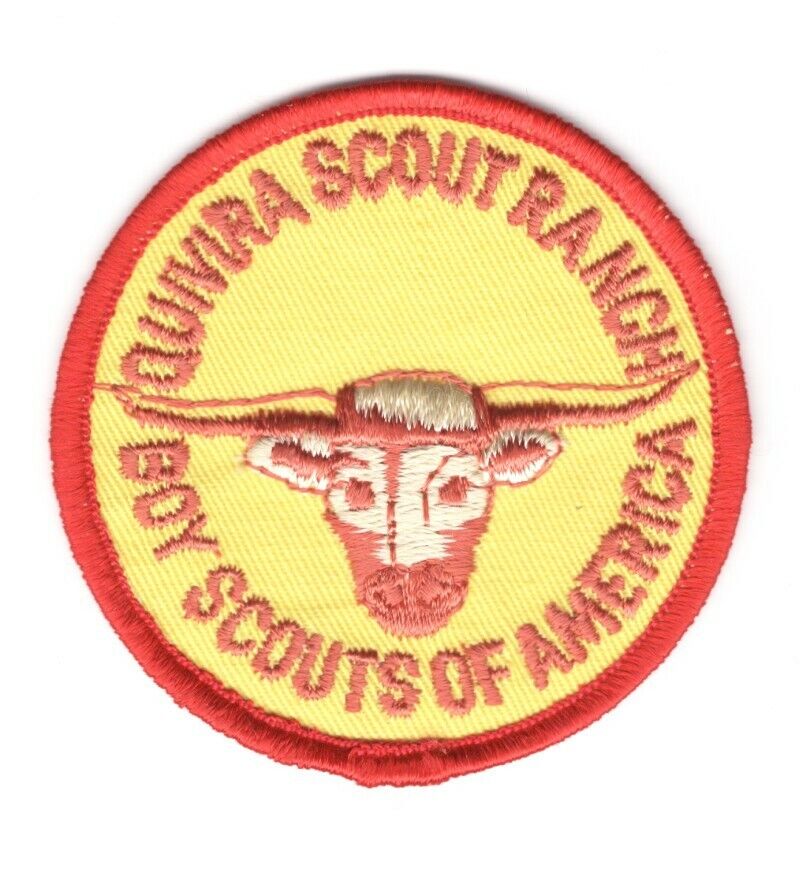 BSA Boy Scout Patch - Quivira Scout Ranch - yellow