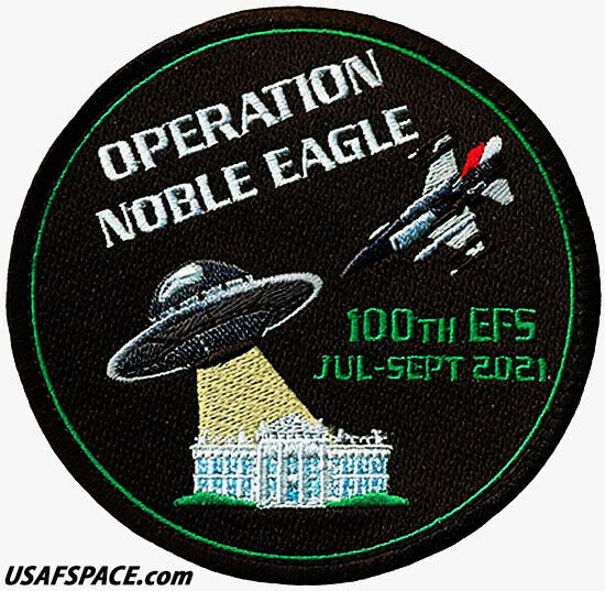 USAF 100TH EXPEDITIONARY FIGHTER SQ -OPERATION NOBLE EAGLE 2021- ORIGINAL PATCH