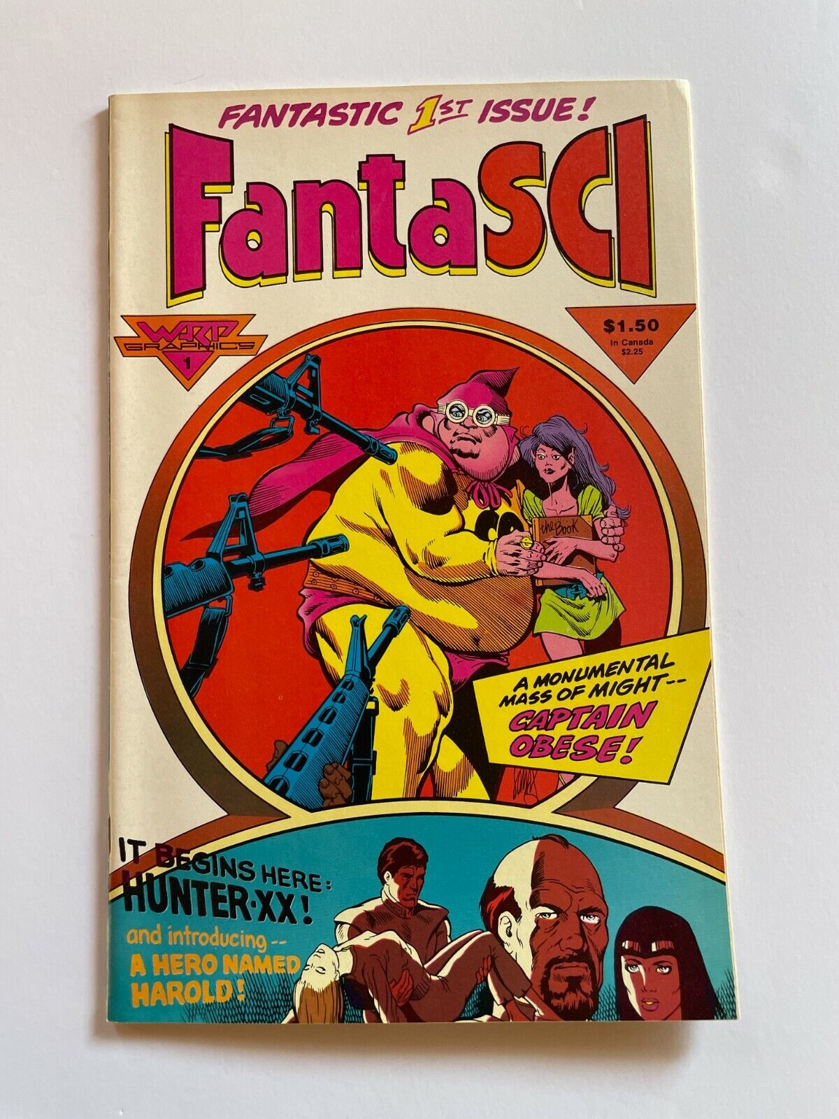 FantaSCI #1,2,3, high grade comics from Don Lomax. Fun independant series, CHEAP