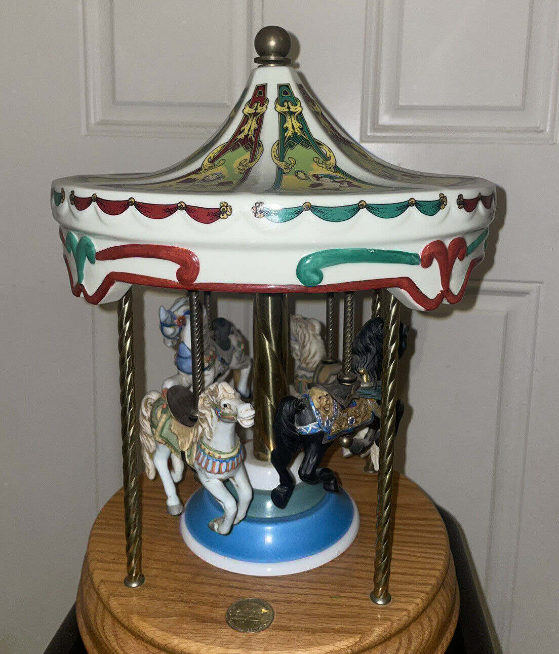 Tobin Fraley 4 Horse Carousel Introductory Edition Willitts Designs Collection