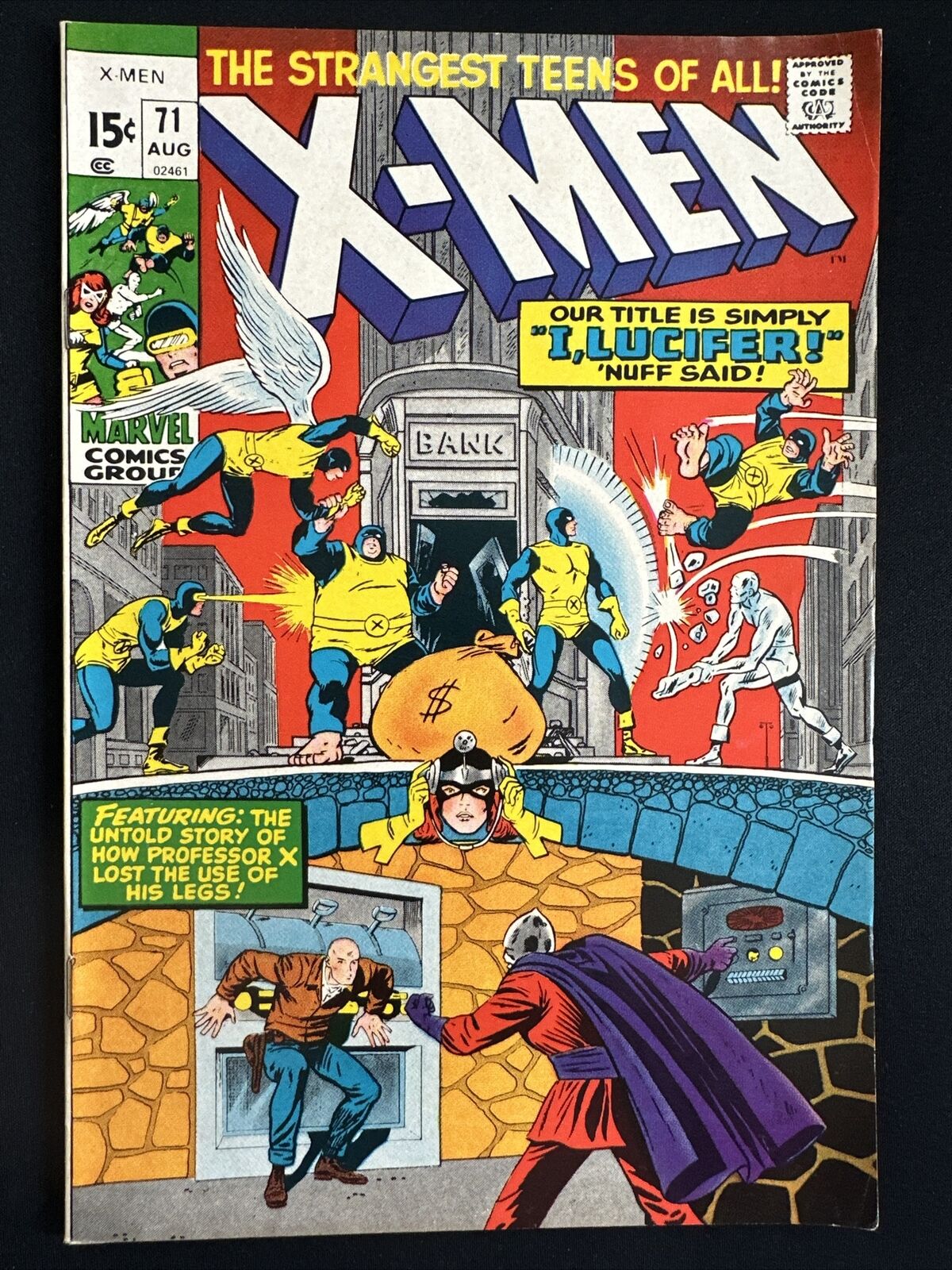 X-Men #71 Marvel Comics Bronze Age 1st Print Original Great Color 1971 Fine/VF