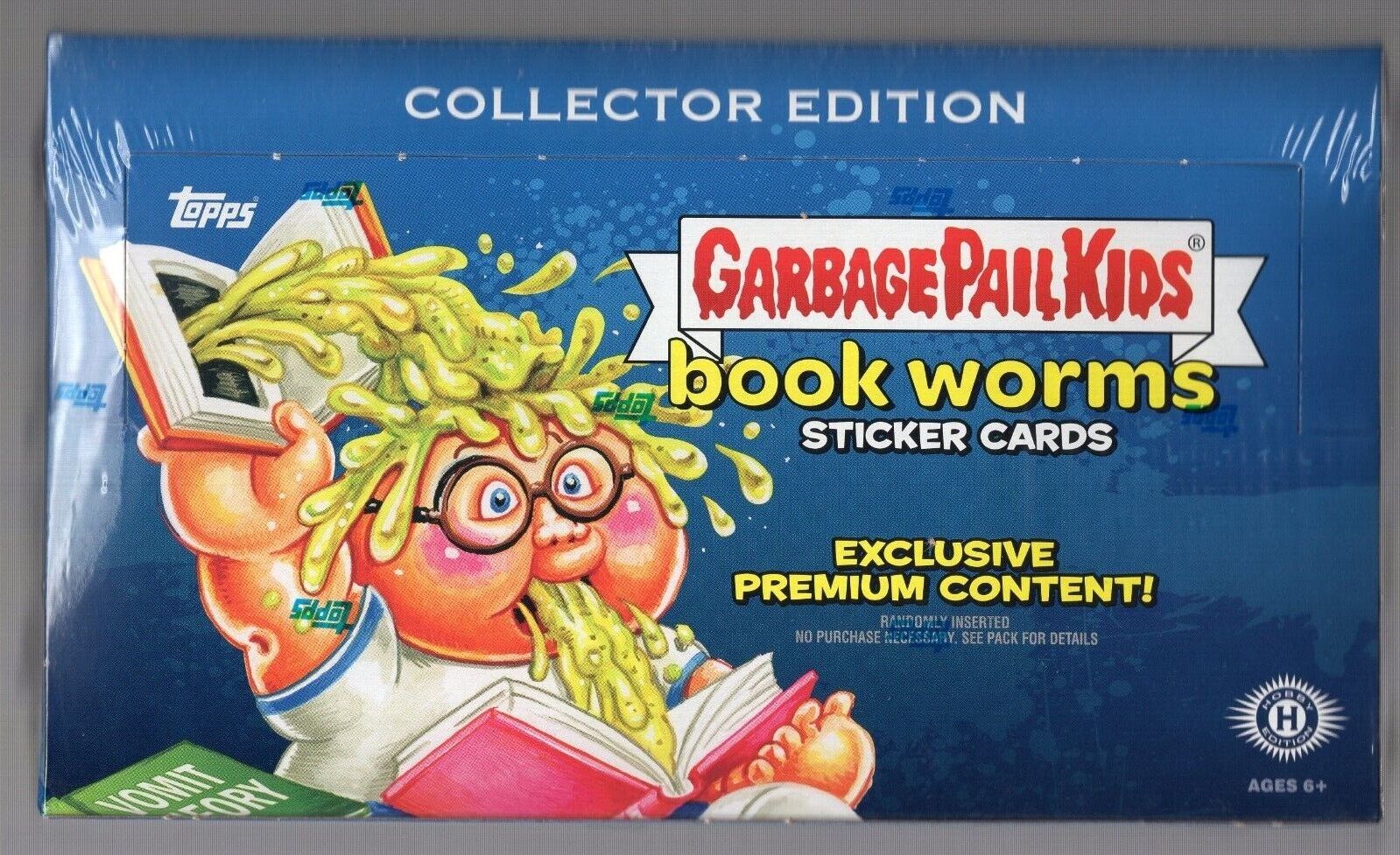 2022 TOPPS GARBAGE PAIL KIDS COLLECTOR EDITION BOOK WORMS FACT SEALED HOBBY BOX