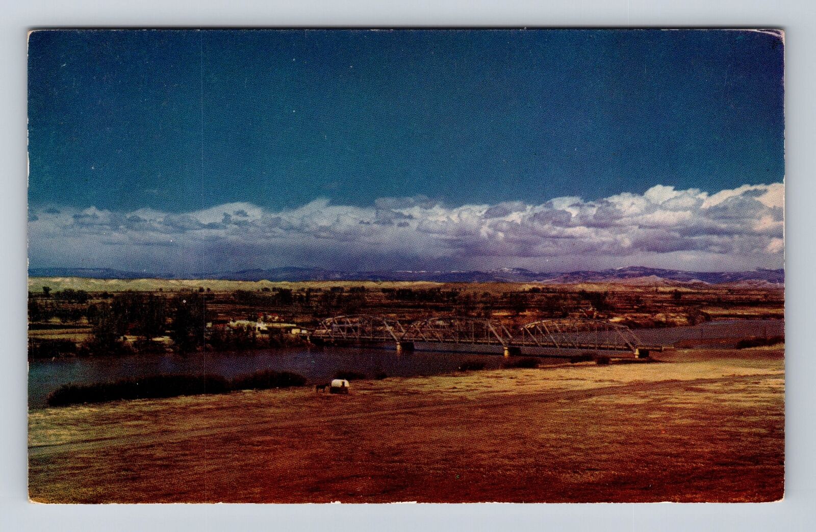 Dinosaur National Monument UT-Utah, Jensen Bridge, Antique Vintage Postcard