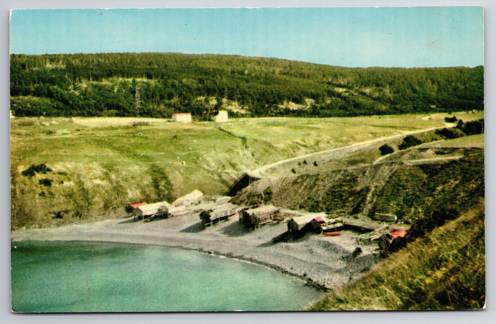 Vintage Canada Postcard Logy Bay On Marine Drive Near St. John's Newfoundland