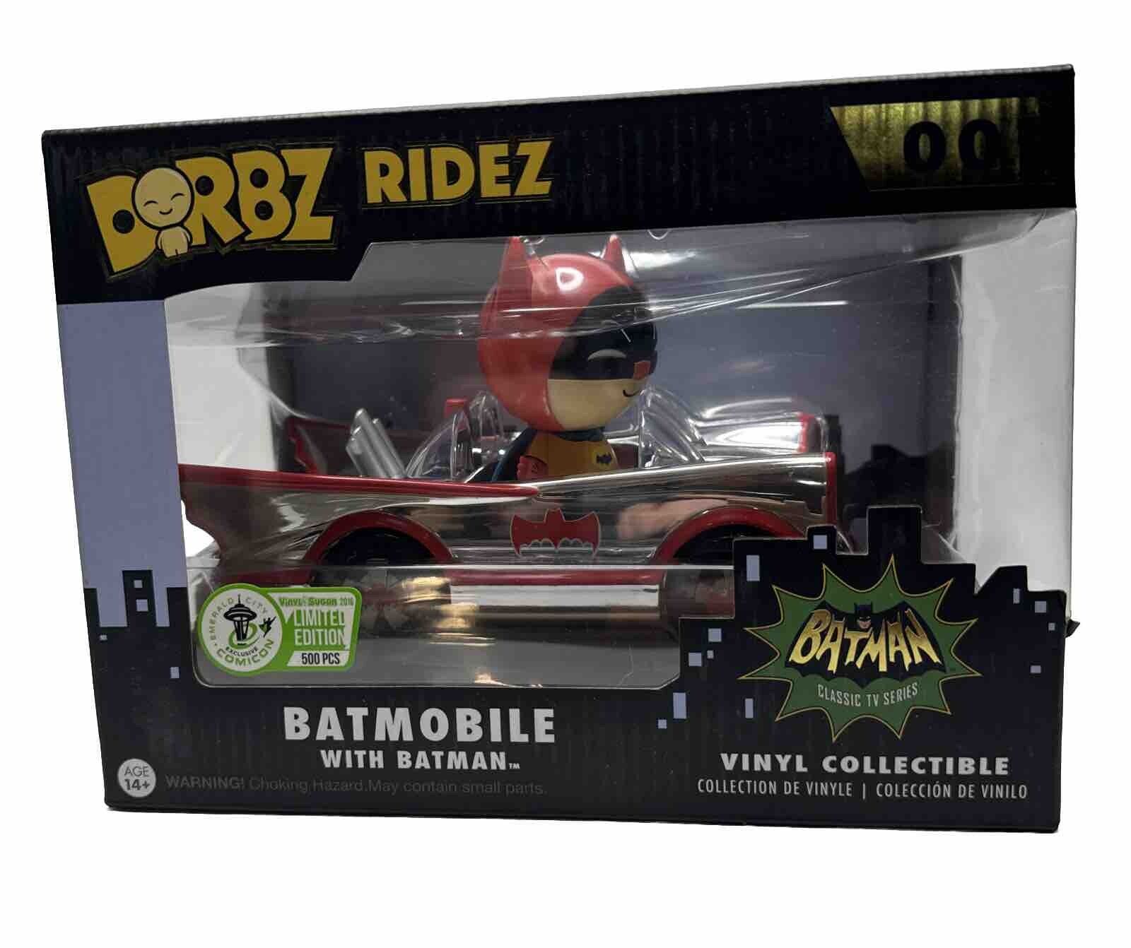 Funko Dorbz Ridez Batmobile with Batman 2016 ECCC Exclusive Limited Edition 500