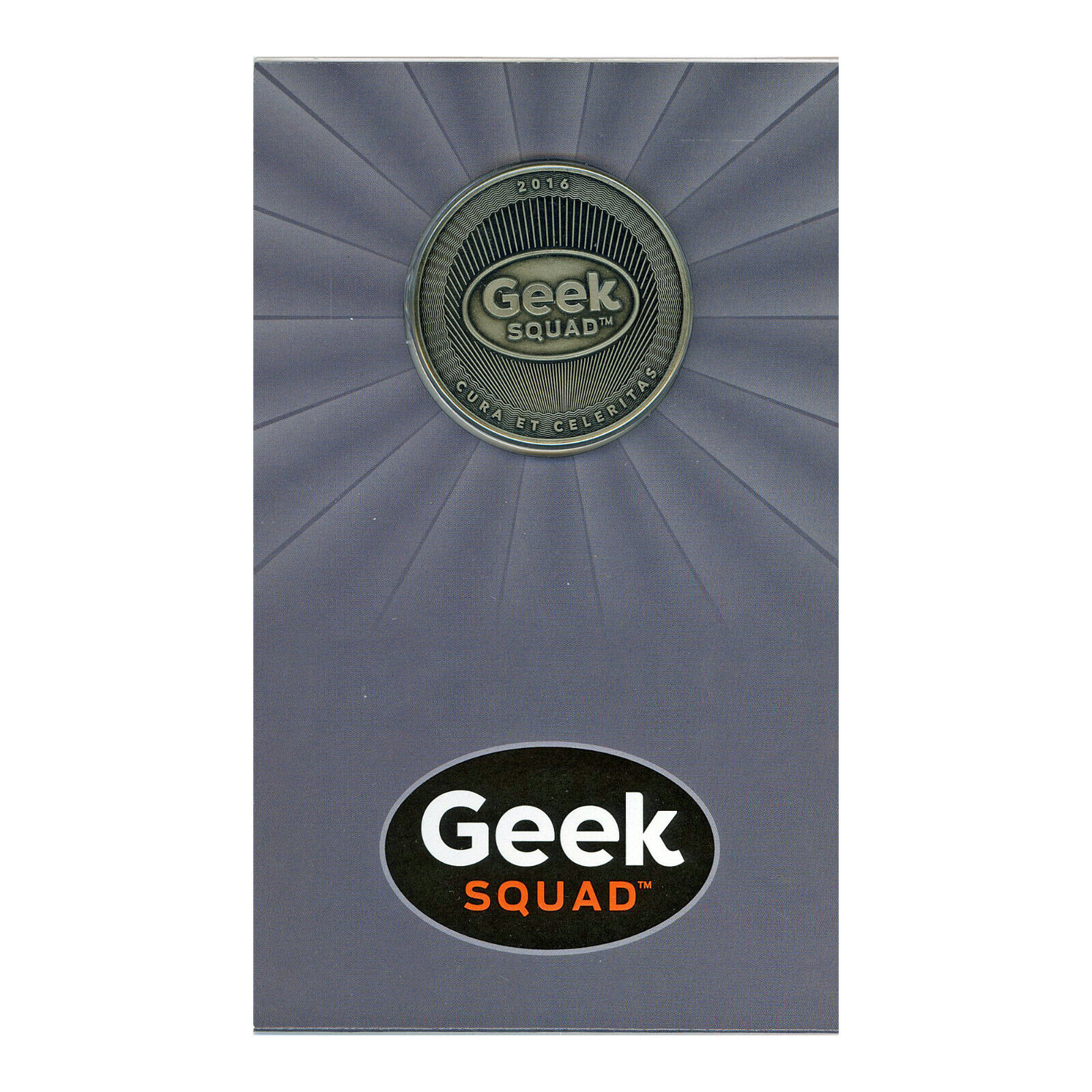 Geek Squad - Best Buy Commemorative Medallion 2016 (Cura Et Celeritas) Coin