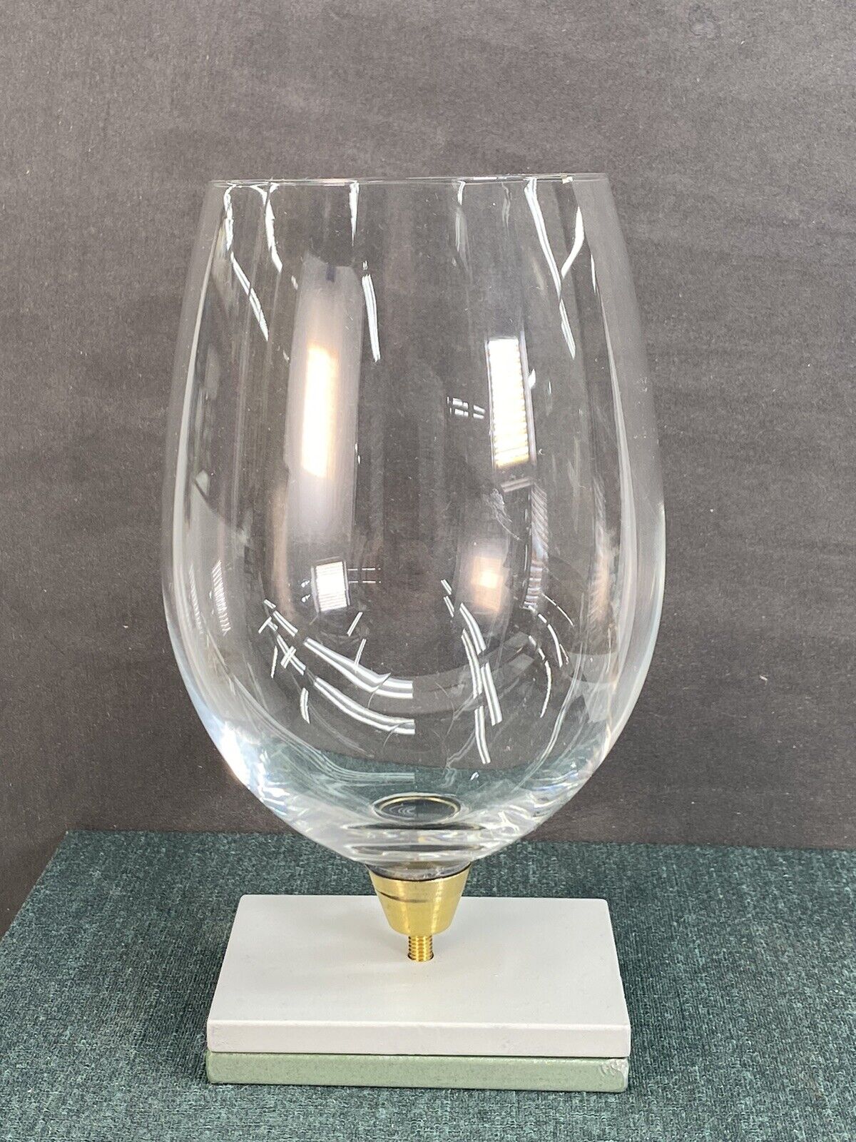 I Am Edgar Berebi  Is My New Wine Water  19.75 Oz Replacement Bowl Crystal Glass