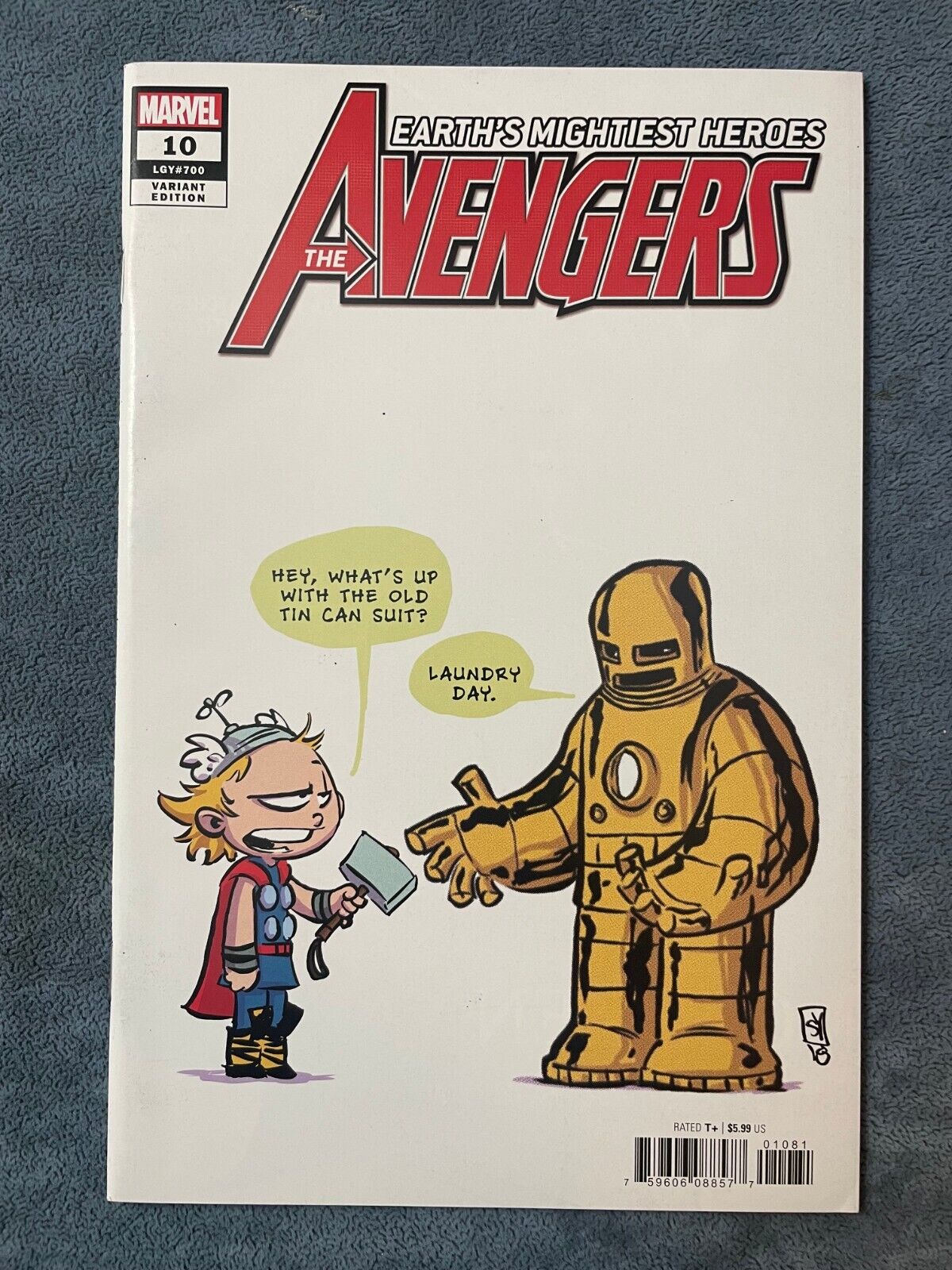 Avengers #10 2018 Marvel Comic Book Skottie Young Variant LGY 700 NM